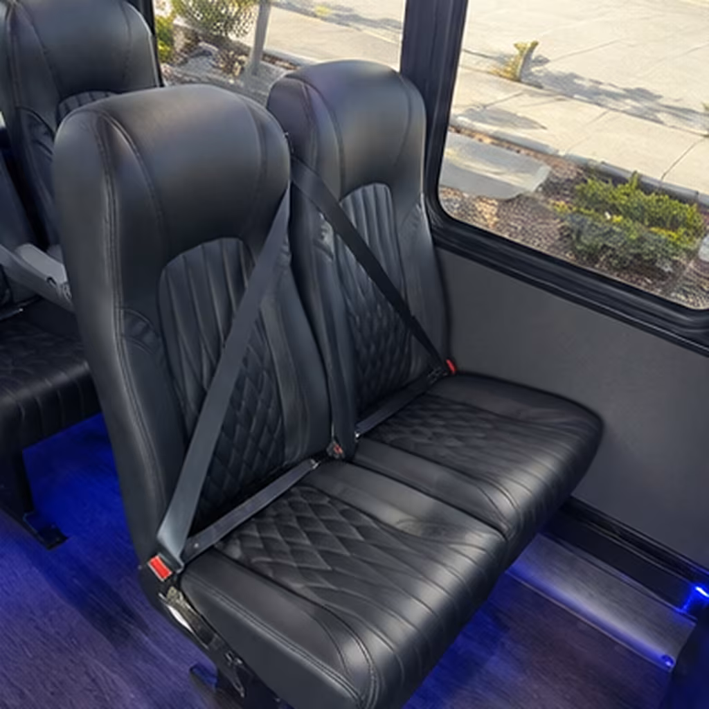 15-35 Passenger Minibus Interior