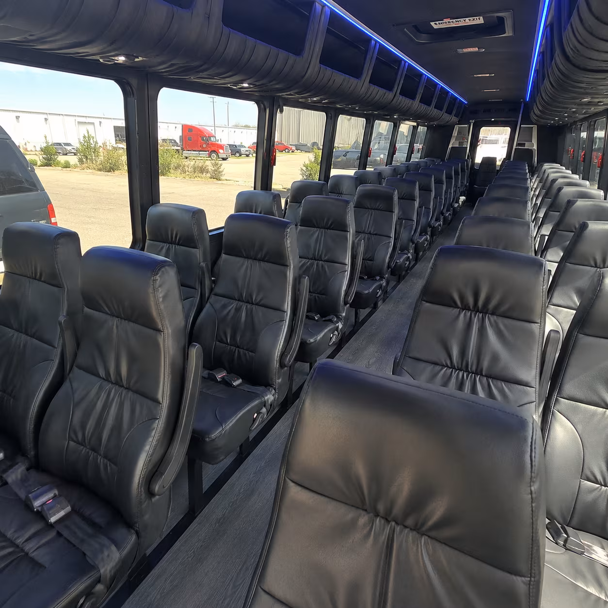Columbus Airport Shuttle & Transportation party bus exterior