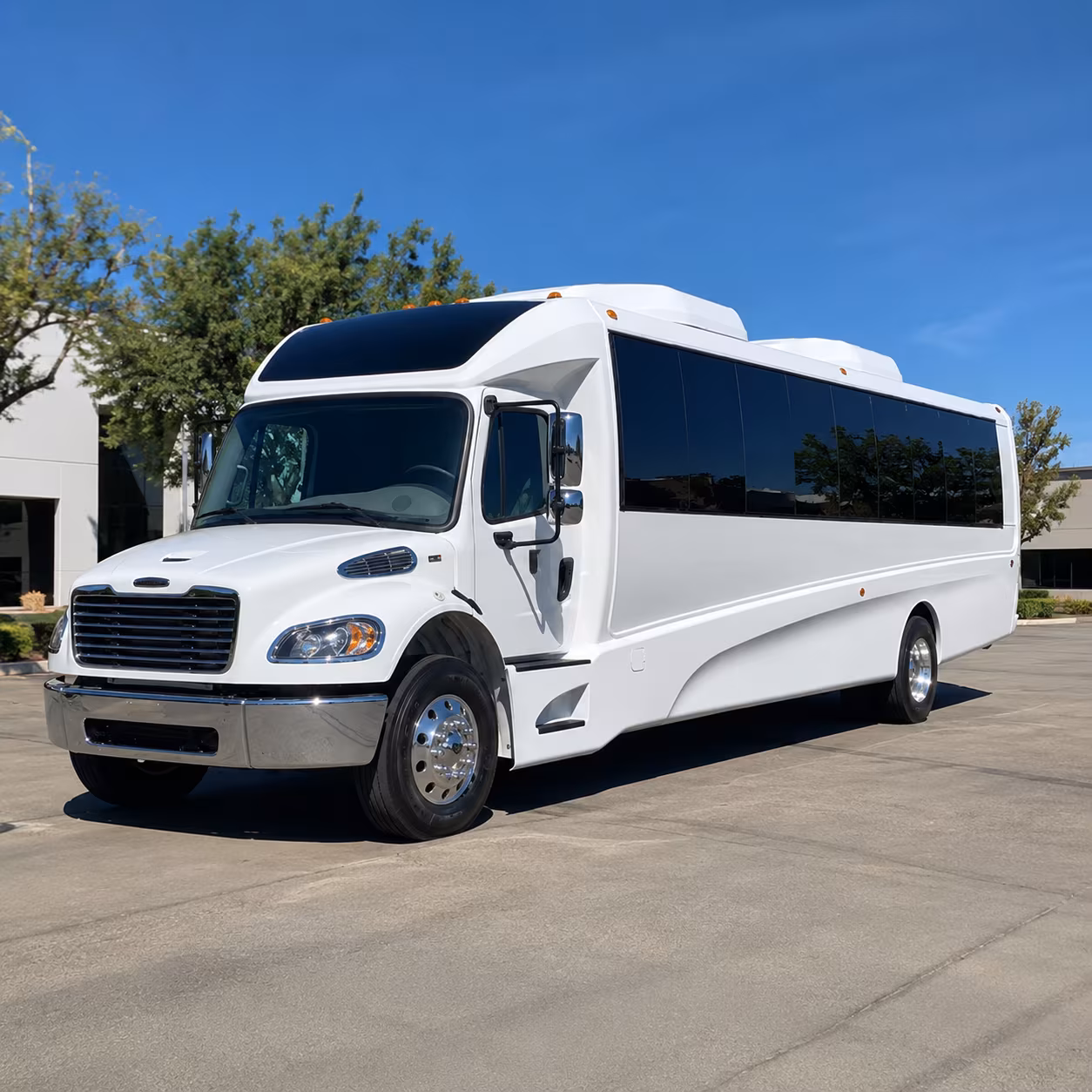 Columbus Airport Shuttle & Transportation party bus exterior