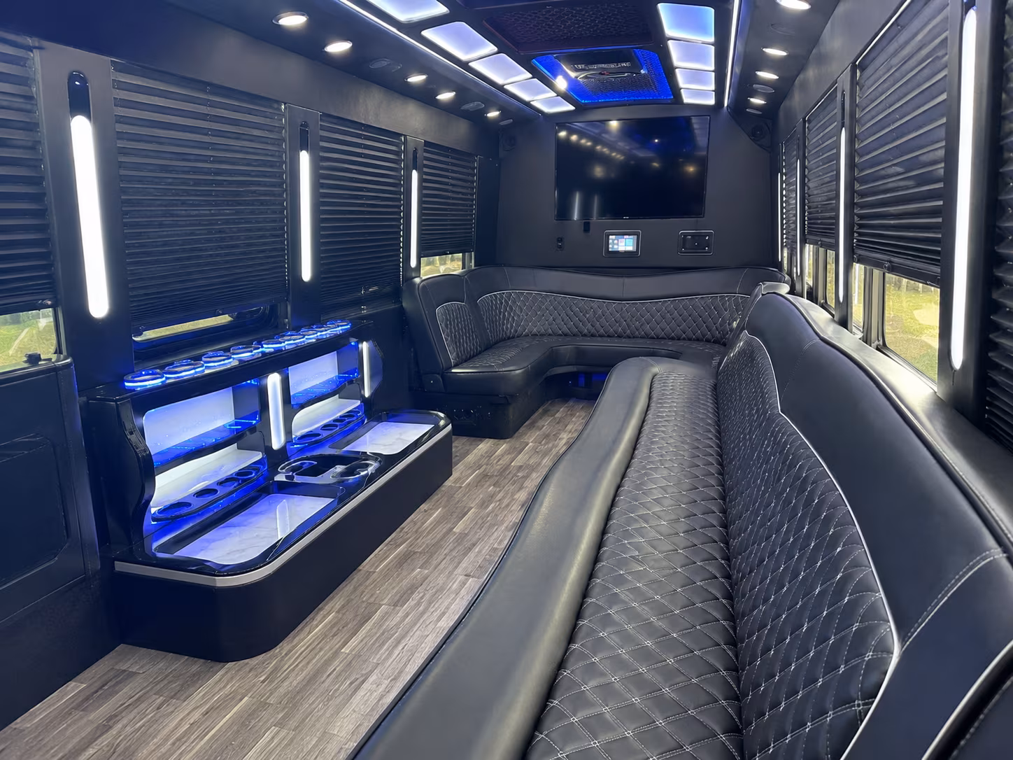 Columbus Bachelor & Bachelorette Transportation party bus exterior