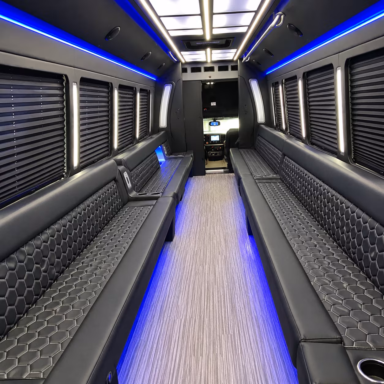 Columbus Birthday, Sweet 16, & Quinceañera Transportation onboard seating