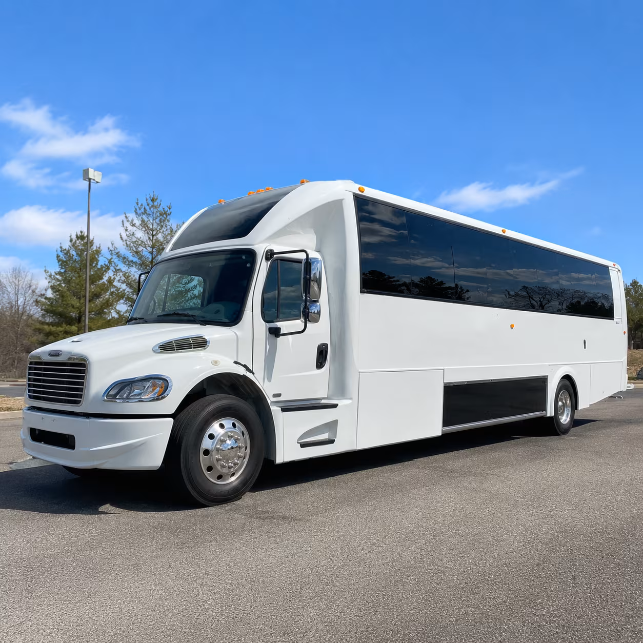 Columbus Birthday, Sweet 16, & Quinceañera Transportation party bus interior
