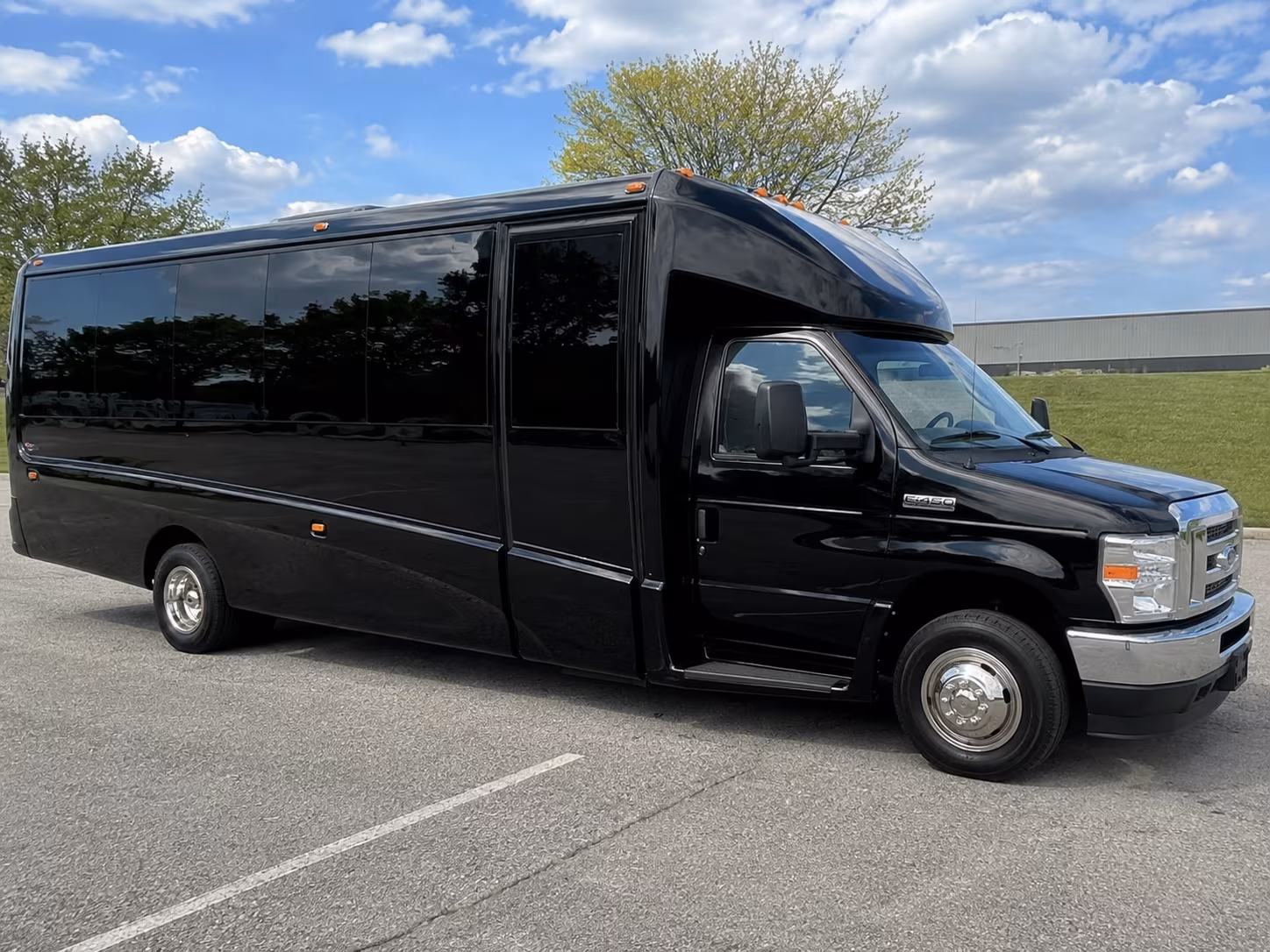 Columbus Corporate Transportation party bus exterior