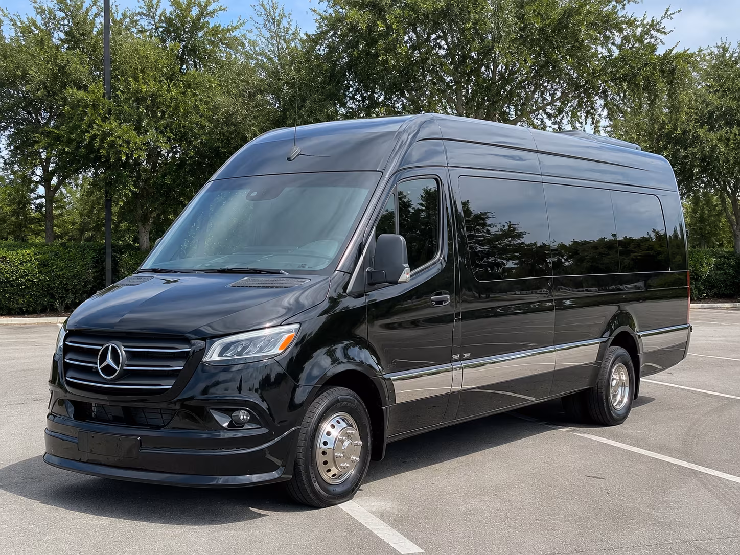 Columbus Corporate Transportation party bus exterior