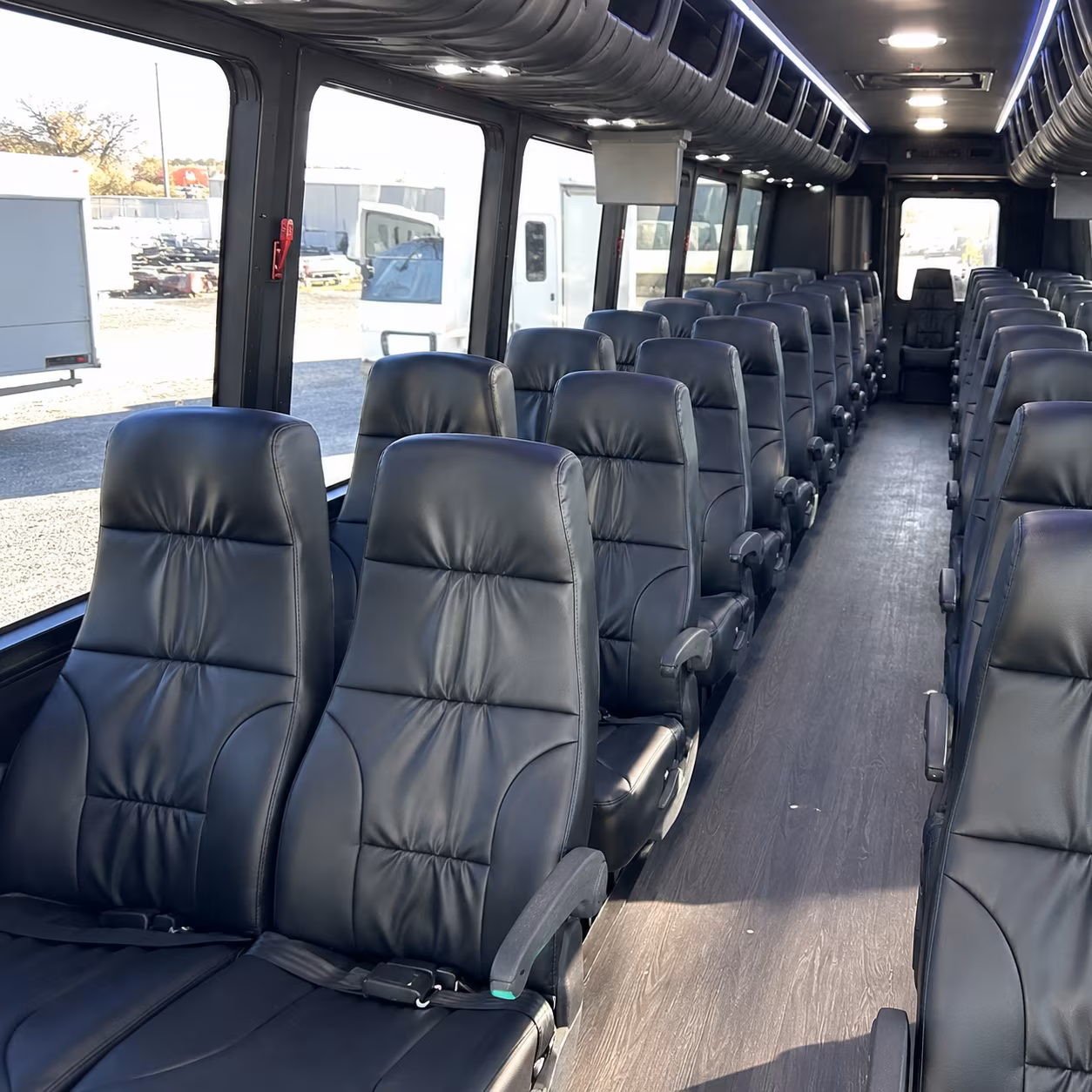 Columbus Corporate Transportation party bus interior