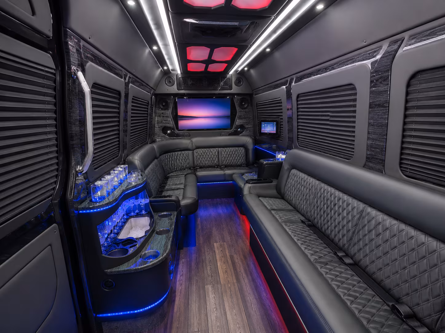 Columbus Corporate Transportation party bus exterior