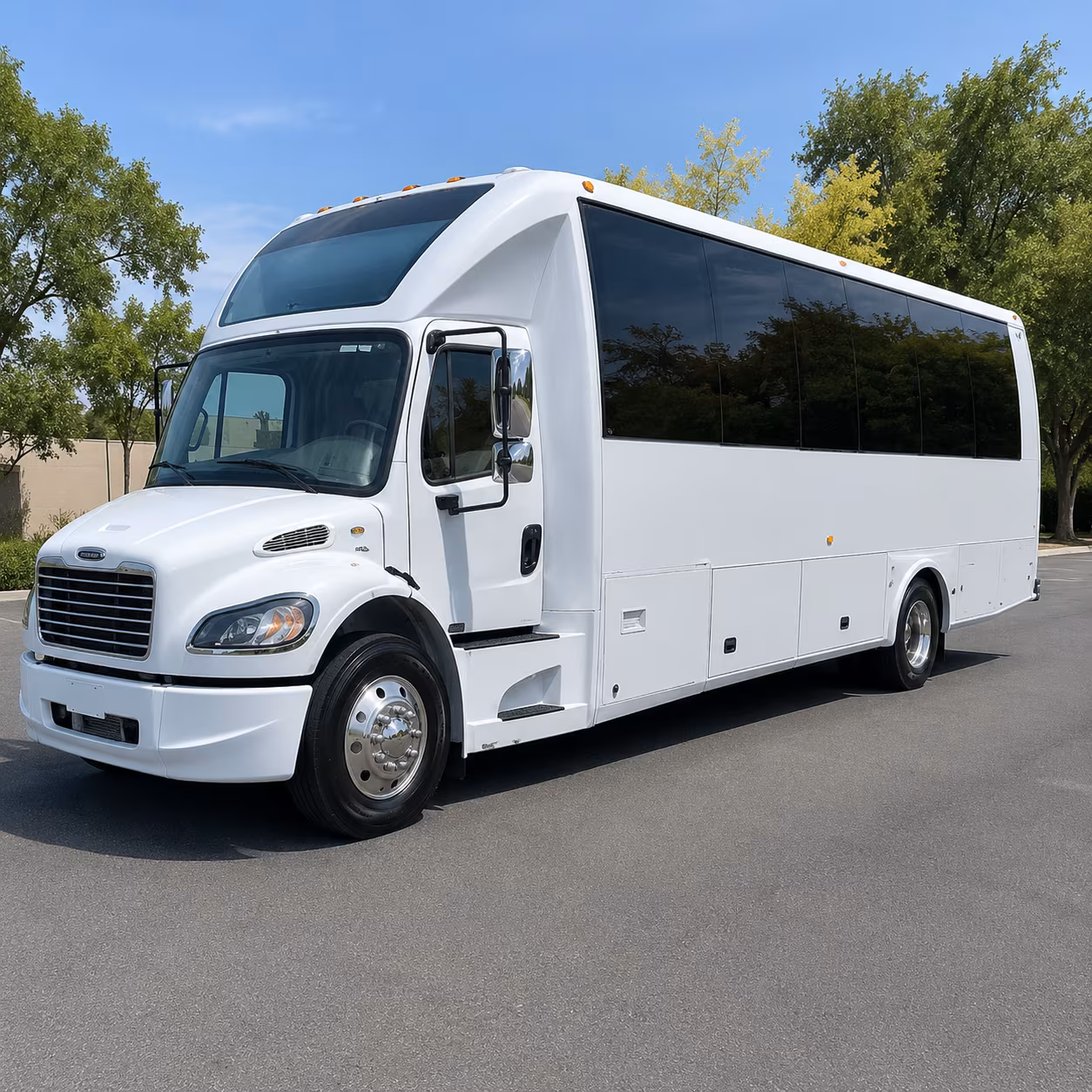 Columbus Private Event Transportation party bus exterior