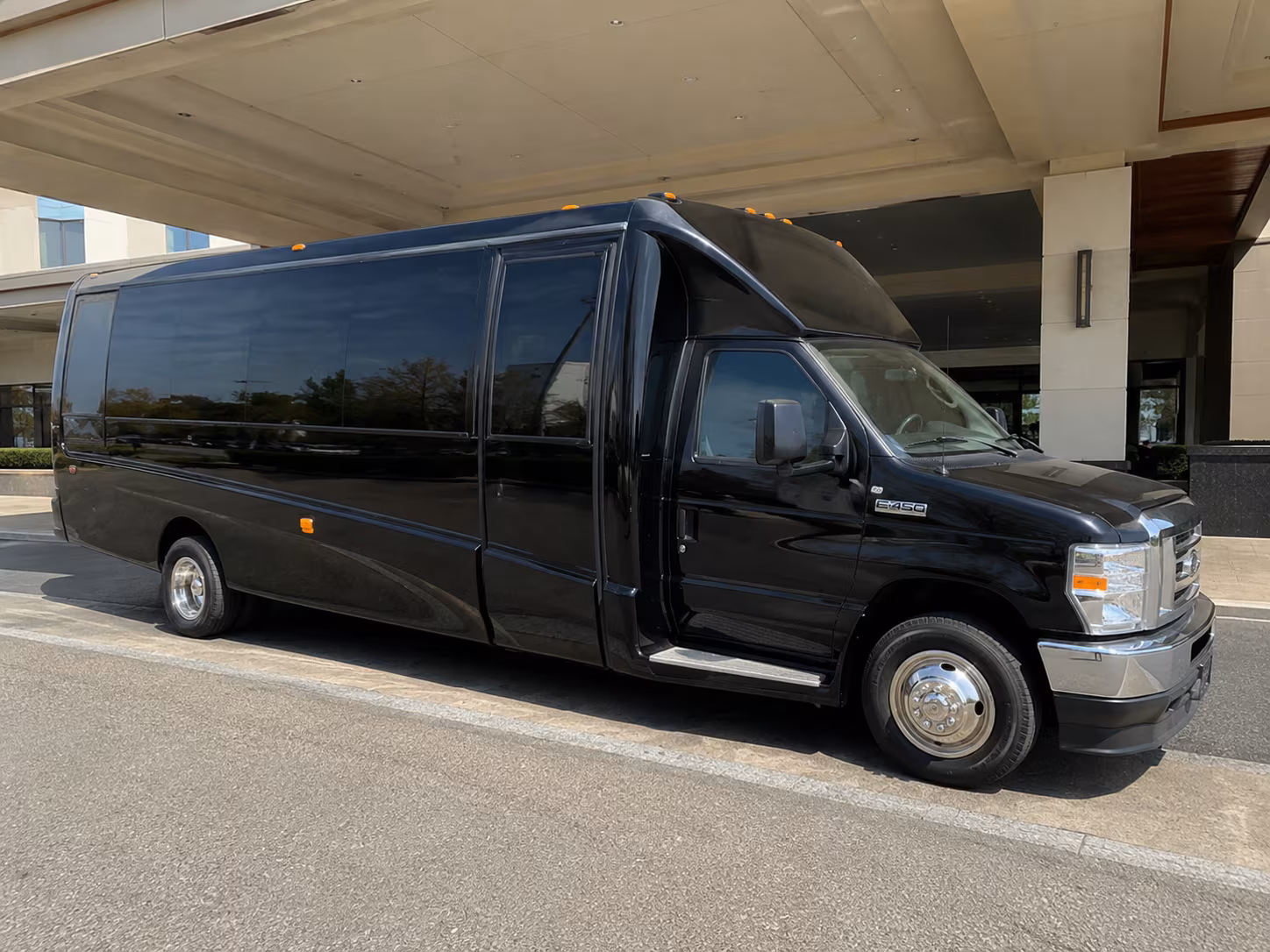 Columbus Private Event Transportation party bus exterior