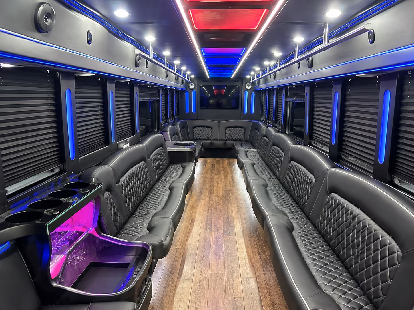 Columbus Private Event Transportation party bus exterior