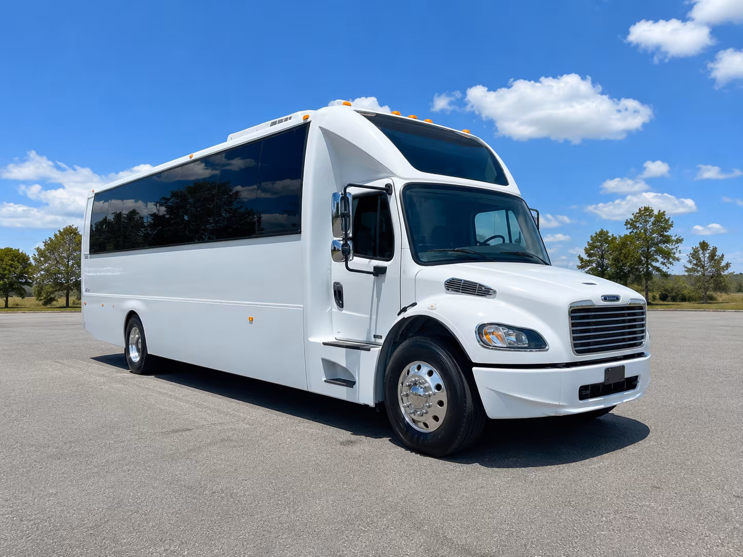 Columbus Prom & Homecoming Transportation party bus exterior