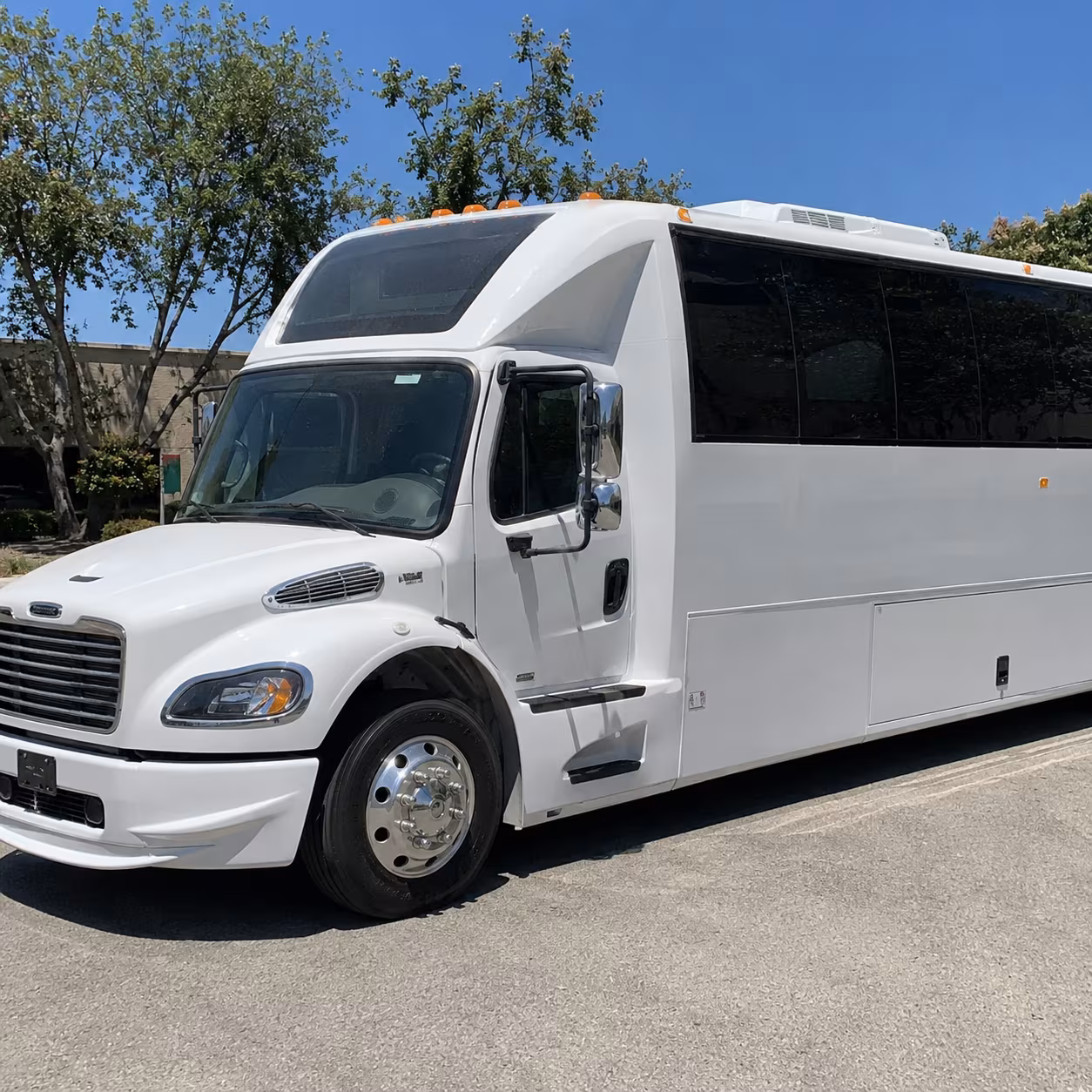 Columbus Prom & Homecoming Transportation party bus exterior