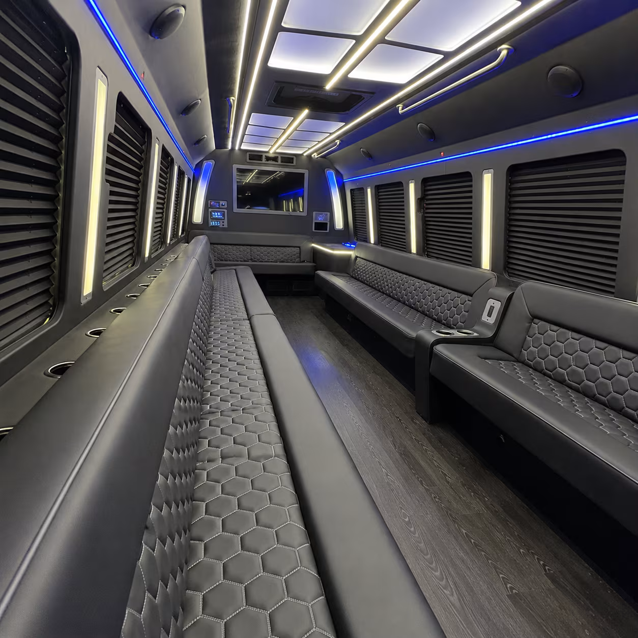 Columbus Sporting Event Transportation onboard seating