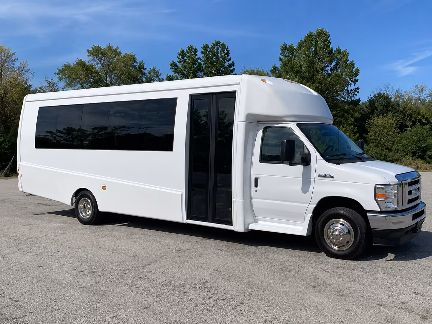 Columbus Wedding Transportation party bus exterior