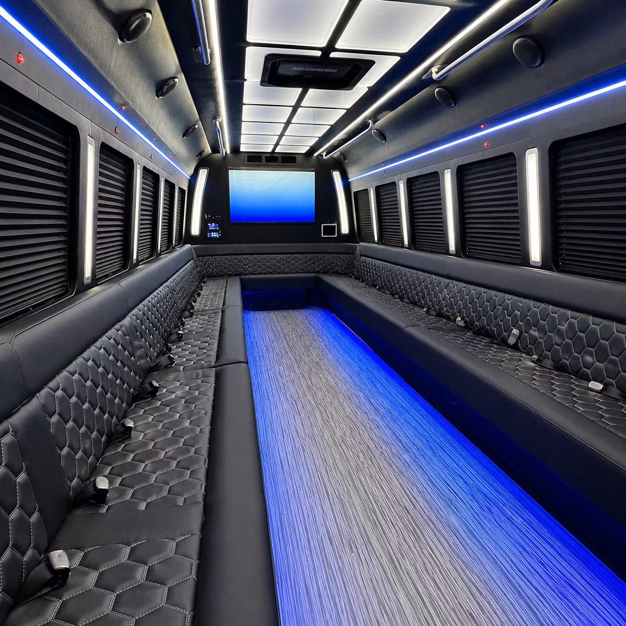 Columbus Winery Tour & Pub Crawl Transportation onboard seating