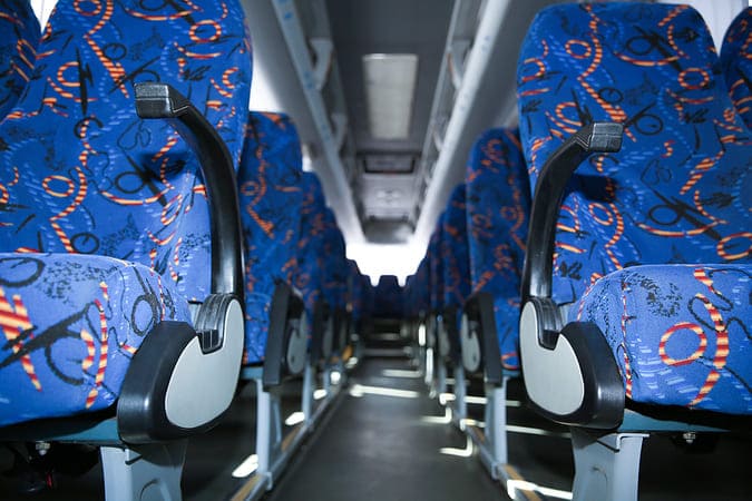 Dayton 47-56 Passenger Charter Buses Interior